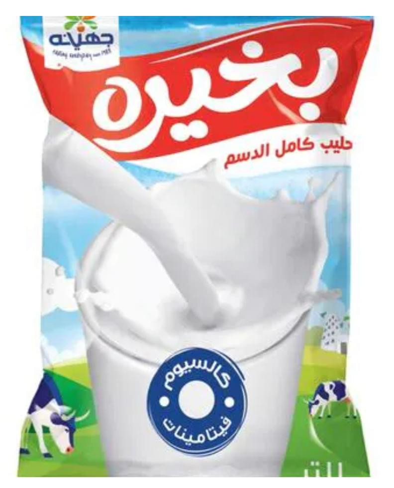 جهينه بخيره حليب كامل الدسم - 1 لتر