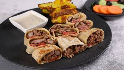 شاورما لحمة سيخ