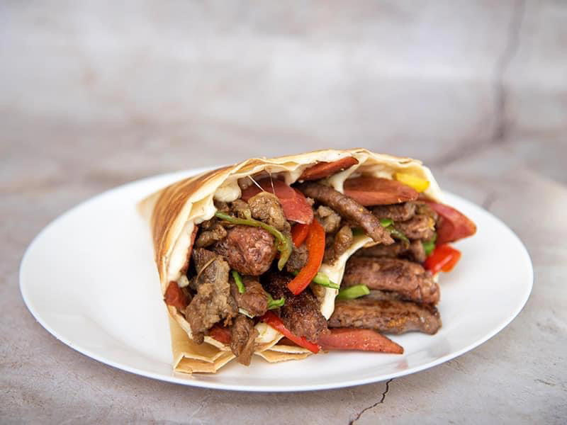 كريب ميكس لحمة