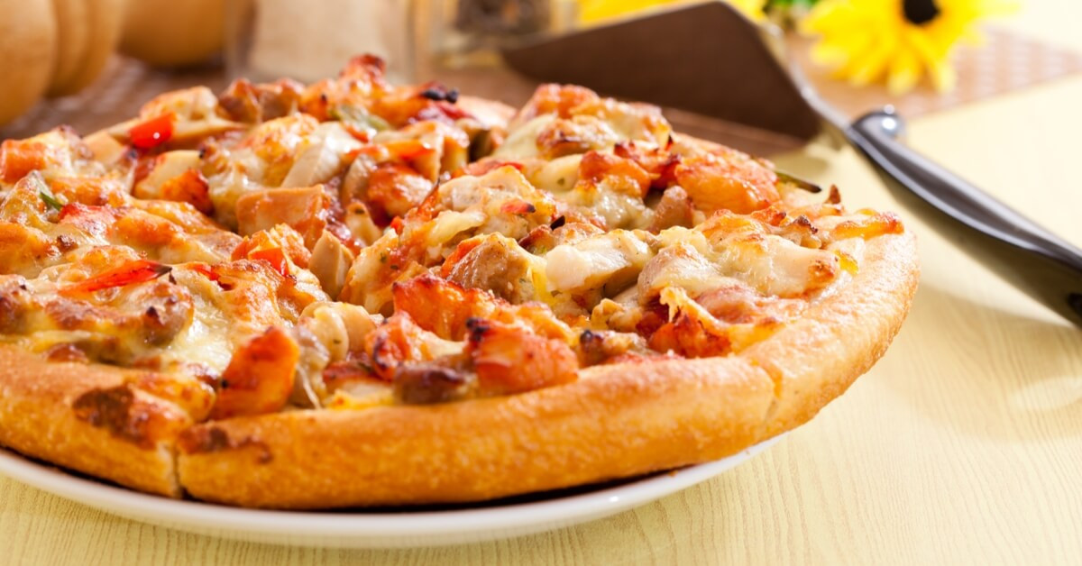 بيتزا صدور دجاج