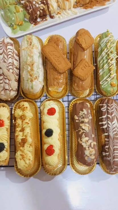 طبق اكلير 3 قطع