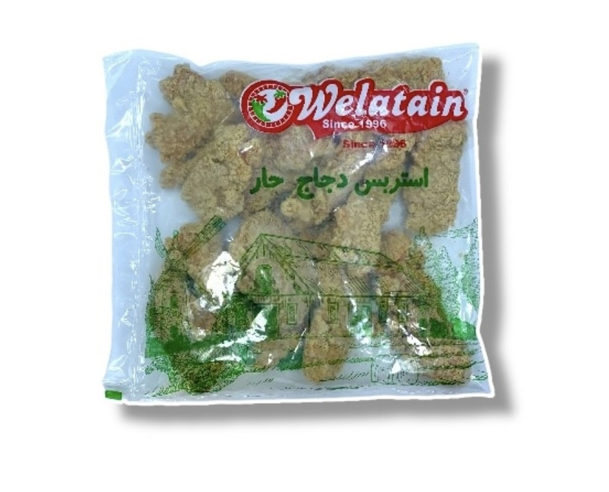 ولعتين استربس دجاج حار 1 كيلو