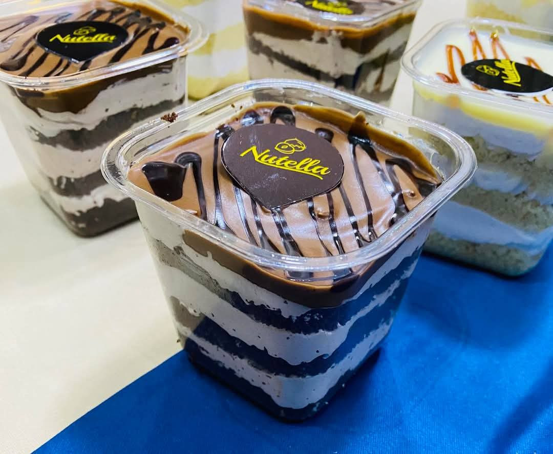 كاب كيك نوتيلا