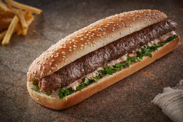 ساندوتش كفته فحم