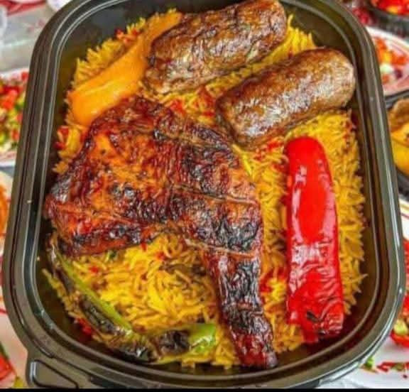 ربع فرخة ورك مشوي