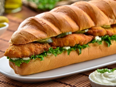 ساندوتش بانيه دجاج