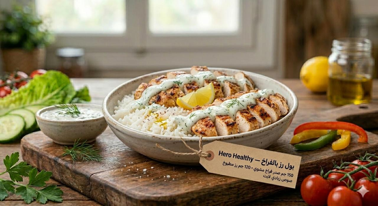 وجبه رز بالفراخ