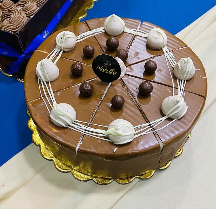 تورتة تقطيع نوتيلا