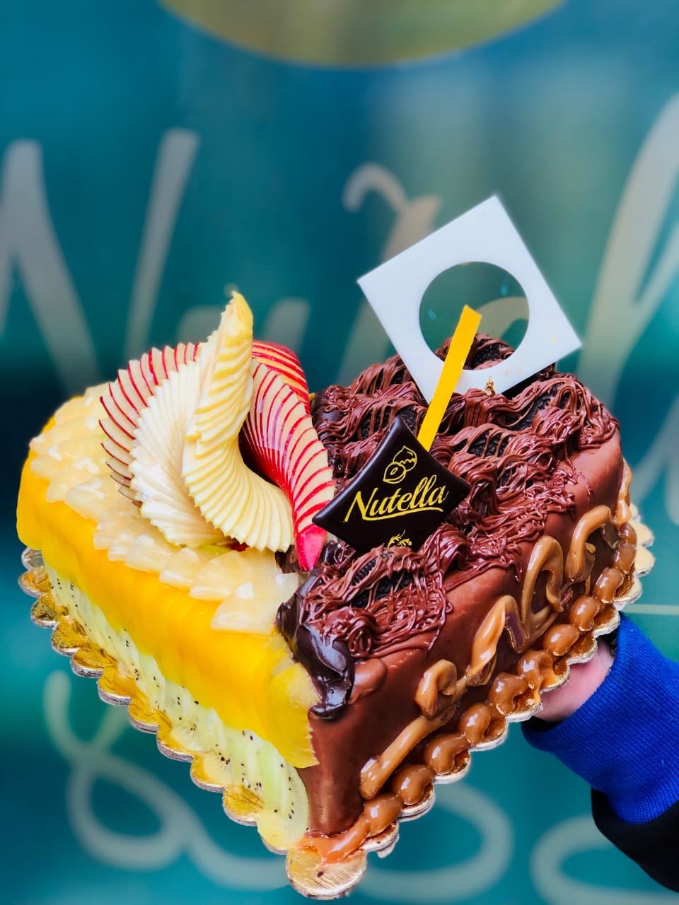 تورتة قلب كبير