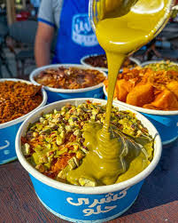 أرز بلبن بيستاشيو لوتس