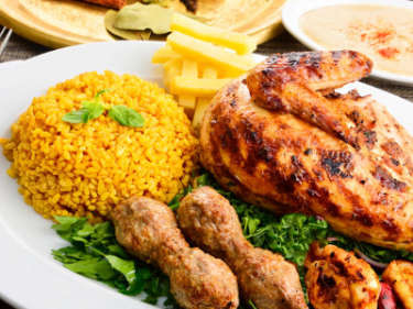 وجبة على الفحم مكس