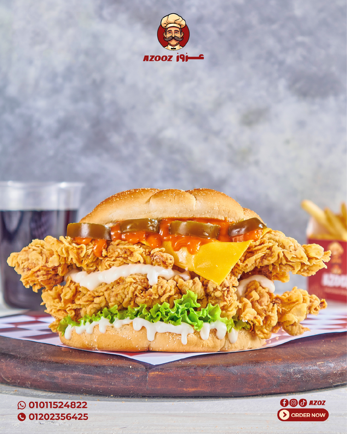 Buffalo Chicken Burger