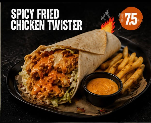 SPICY FRIED CHICKEN TWISTER