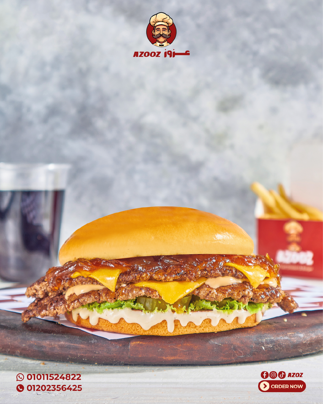 American Cheese  Smash Burger